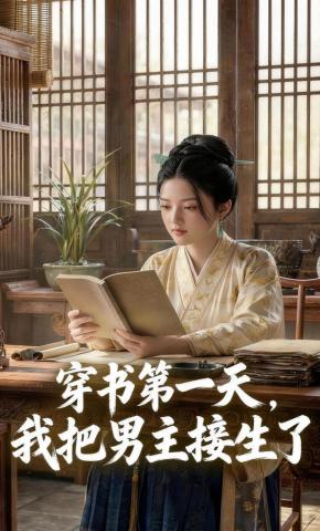 短剧《穿书第一天，我把男主接生了》海报