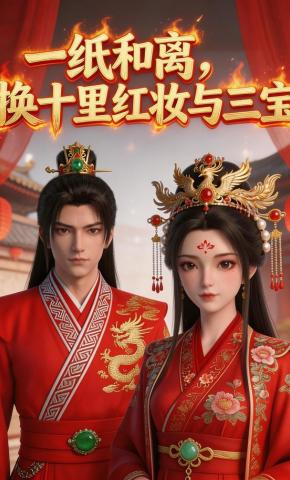 短剧《一纸和离换十里红妆与三宝》海报