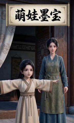 短剧《萌娃墨宝》海报