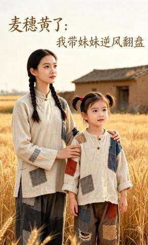 短剧《麦穗黄了：我带妹妹逆风翻盘》海报
