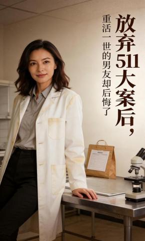 短剧《放弃511大案后，重活一世的男友却后悔了》海报