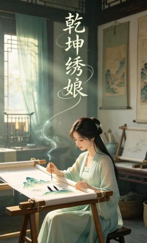 短剧《乾坤绣娘》海报