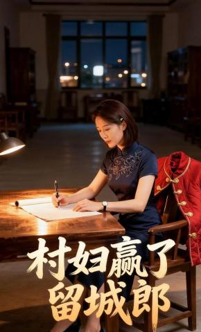 短剧《村妇赢了留城郎》海报