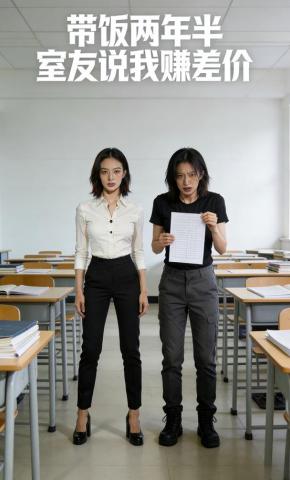 短剧《带饭两年半，室友说我赚差价》海报