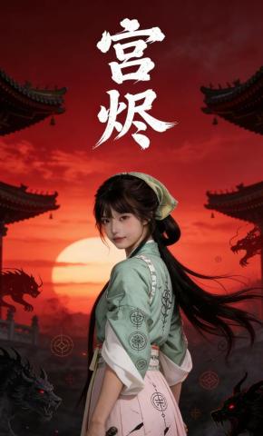 短剧《宫烬》海报
