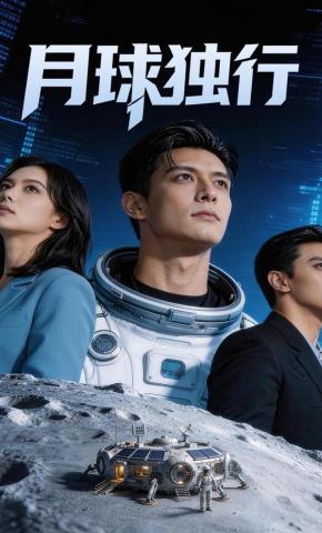 短剧《月球独行》海报