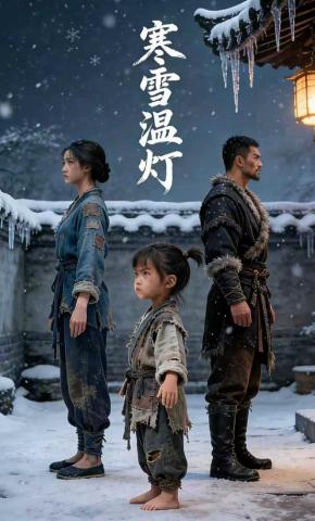 短剧《寒雪温灯》海报