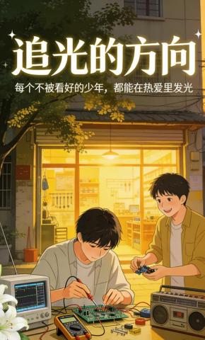 短剧《追光的方向》海报