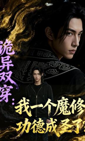 短剧《诡异双穿：我一个魔修，功德成圣了》海报