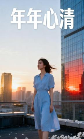 短剧《年年心清》海报