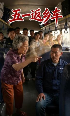 短剧《五一返乡车》海报