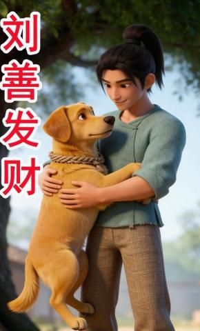 短剧《刘善发财》海报