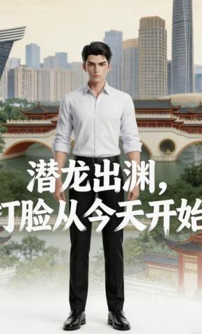 短剧《潜龙出渊，打脸从今天开始》海报