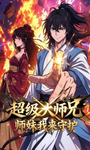 短剧《超级大师兄，师妹我来守护》海报