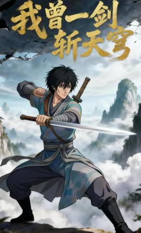 短剧《我曾一剑斩天穹》海报