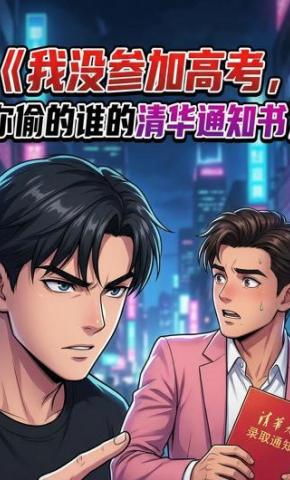 短剧《我没参加高考，你偷的谁的清华通知书》海报