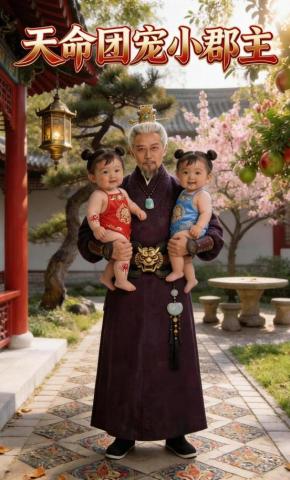 短剧《天命团宠小郡主》海报