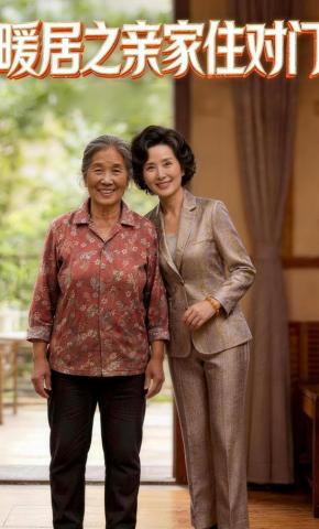 短剧《暖居之亲家住对门》海报