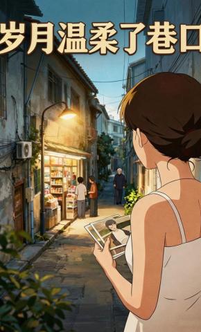 短剧《岁月温柔了巷口》海报