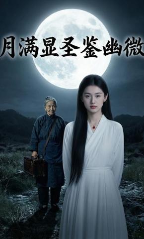 短剧《月满显圣鉴幽微》海报