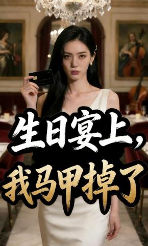 短剧《生日宴上，我马甲掉了》海报