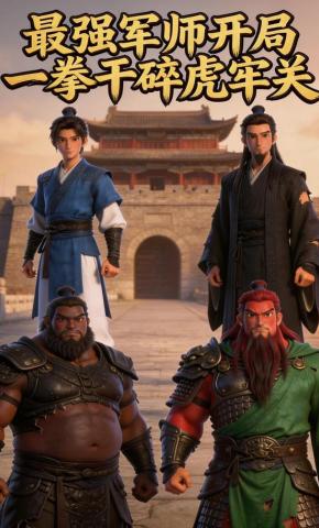 短剧《最强军师开局一拳干碎虎牢关》海报