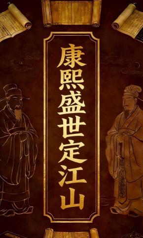 短剧《康熙盛世定江山》海报