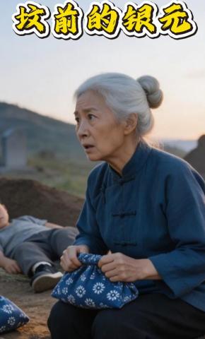 短剧《坟前的银元》海报