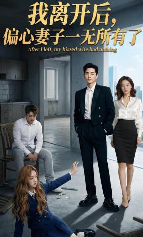 短剧《我离开后，偏心妻子一无所有了》海报