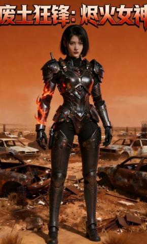 短剧《废土狂锋：烬火女神》海报