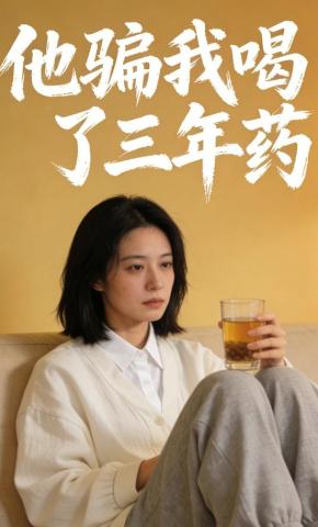 短剧《他骗我喝了三年药》海报