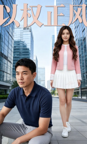 短剧《以权正风》海报