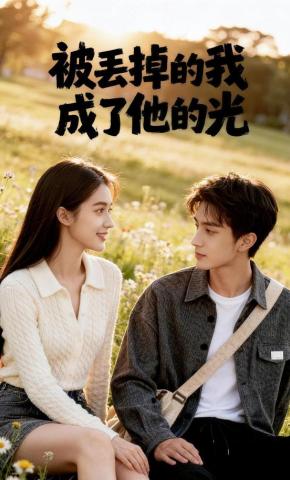 短剧《被丢掉的我，成了他的光》海报