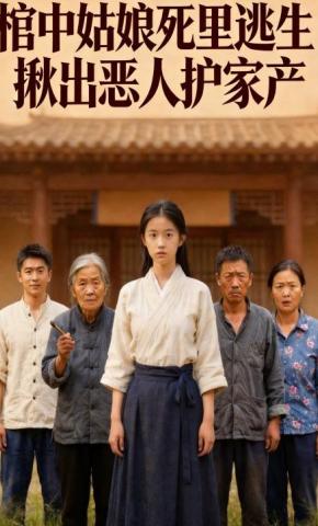 短剧《棺中姑娘死里逃生，揪出恶人护家产》海报