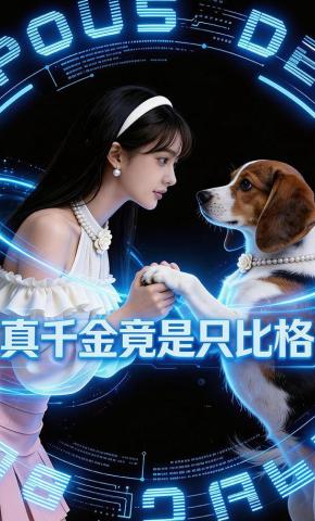 短剧《真千金竟是只比格》海报