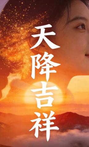 短剧《天降吉祥》海报