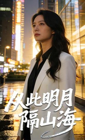 短剧《从此明月隔山海》海报