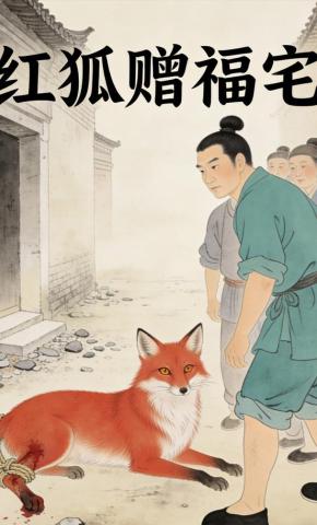 短剧《红狐赠福宅》海报