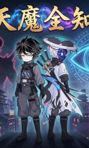 短剧《天魔全知》海报