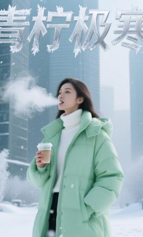 短剧《青柠极寒》海报