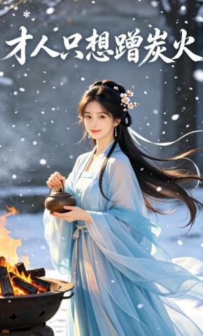 短剧《才人只想蹭炭火》海报