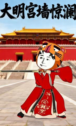 短剧《大明宫墙惊澜》海报