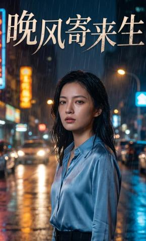 短剧《晚风寄来生》海报