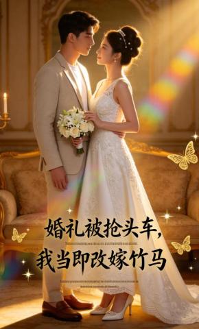 短剧《婚礼被抢头车，我当即改嫁竹马》海报