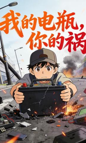 短剧《我的电瓶，你的祸》海报