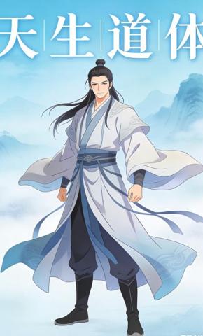 短剧《天生道体》海报