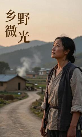 短剧《乡野微光》海报