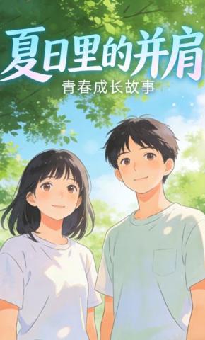 短剧《夏日里的并肩》海报