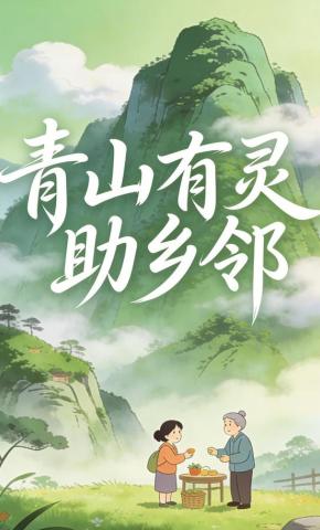 短剧《青山有灵助乡邻》海报