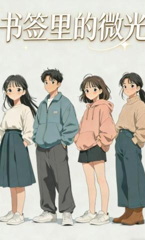 短剧《书签里的微光》海报